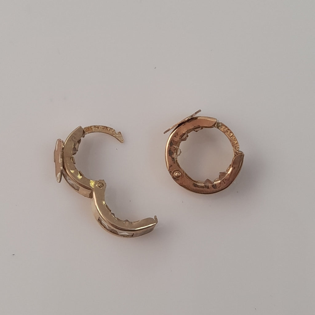 ARRACADAS PAR ORO 10 K 1.4 GRMS (SEMINUEVO)