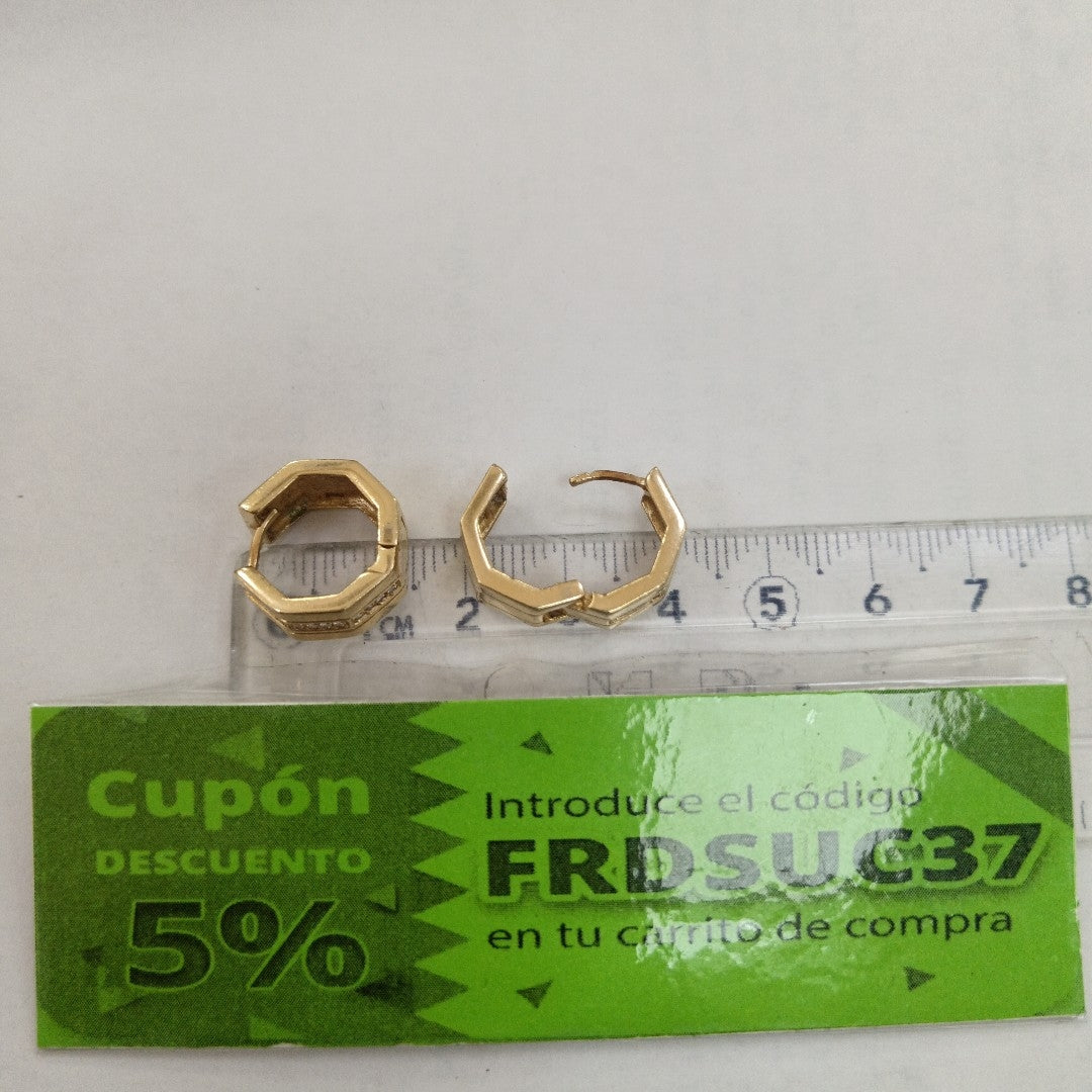 ARRACADAS PAR ORO 14 K 8,00 GRMS (SEMINUEVO)