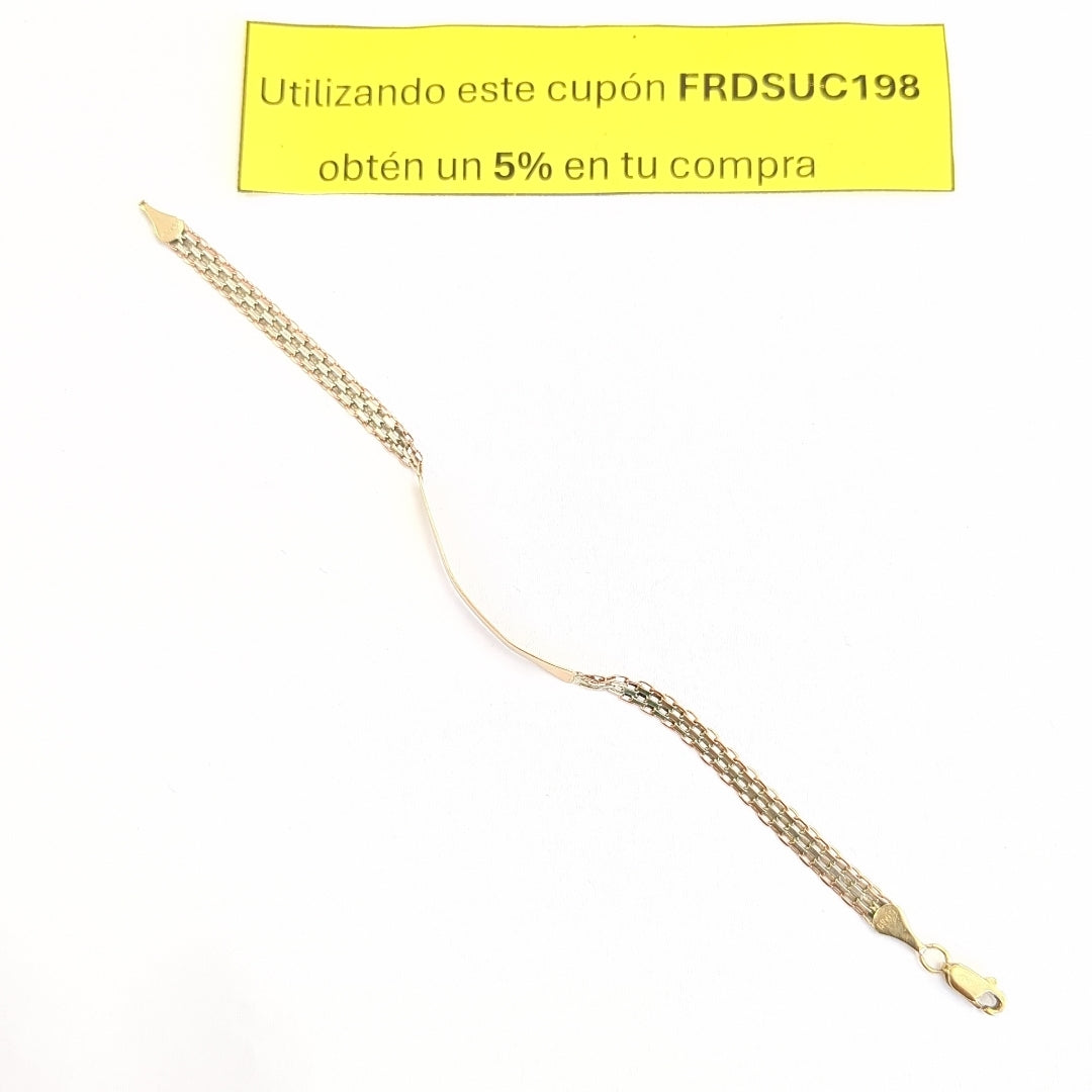 ESCLAVA ORO 10 K 4.6 GRMS (SEMINUEVO)