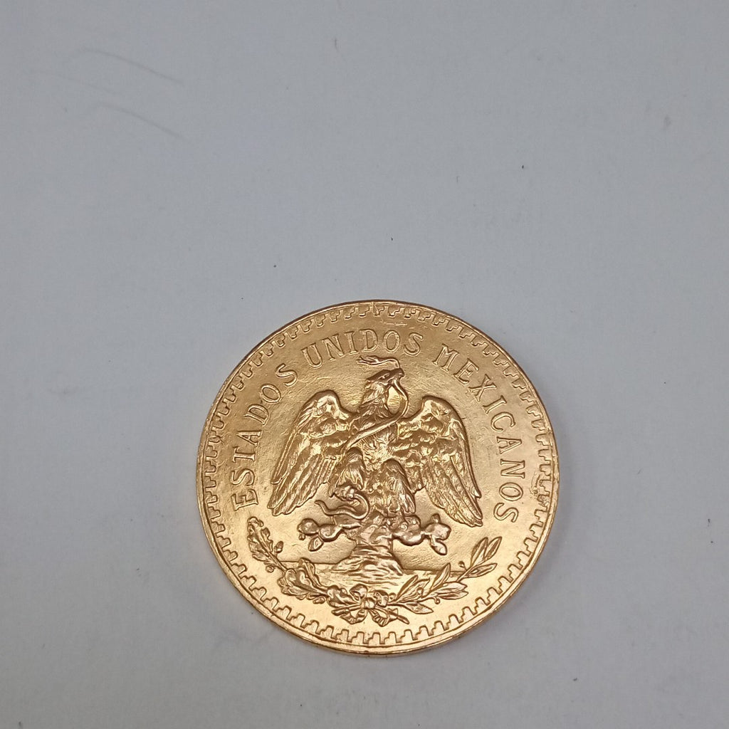 K1 41.6 GRMS 21 K IDENTIFICACIÓN MONEDA NOMINATIVA MONEDAS PESOS 50 PESOS (SEMINUEVO)