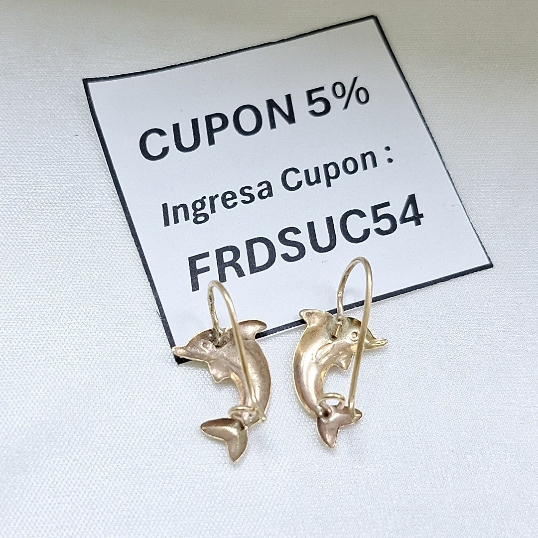 ARETES PAR ORO 10 K 1,10 GRMS (SEMINUEVO)