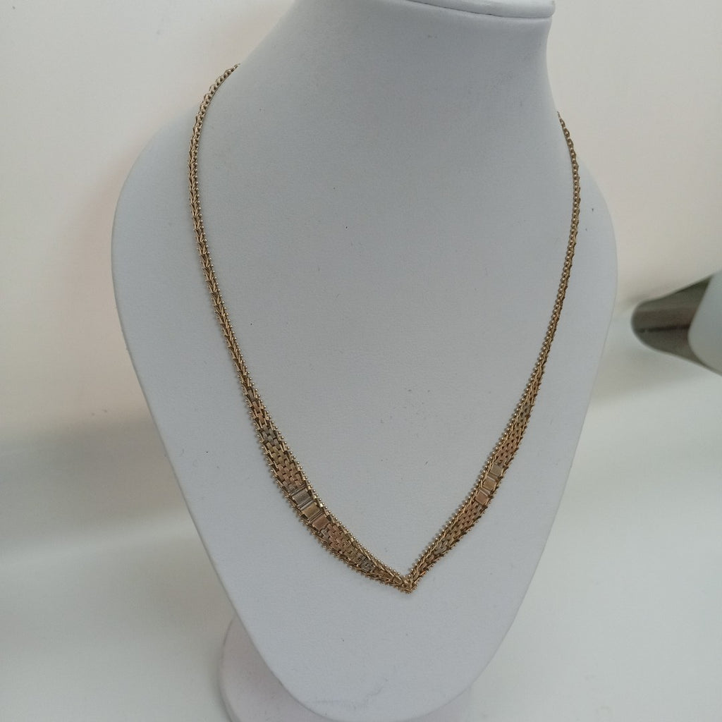 CADENA ORO COMBINADO 10 K 15.1 GRMS (SEMINUEVO)