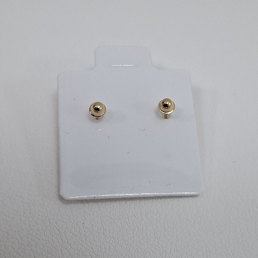 BROQUELES BROQUEL FIG MOÑO C CIRCONIA 14K 0.2441 GR (NUEVO)
