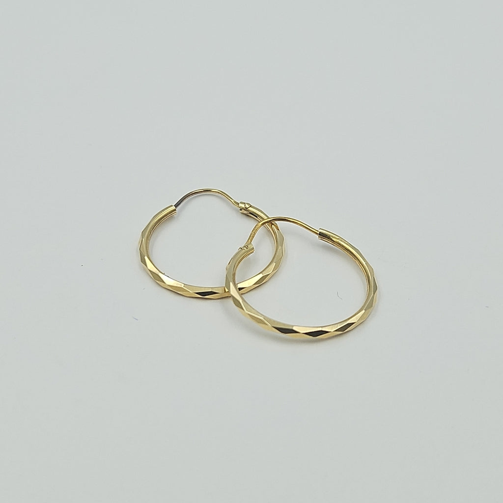 ARRACADAS PAR ORO 14 K 1.6 GRMS (SEMINUEVO)