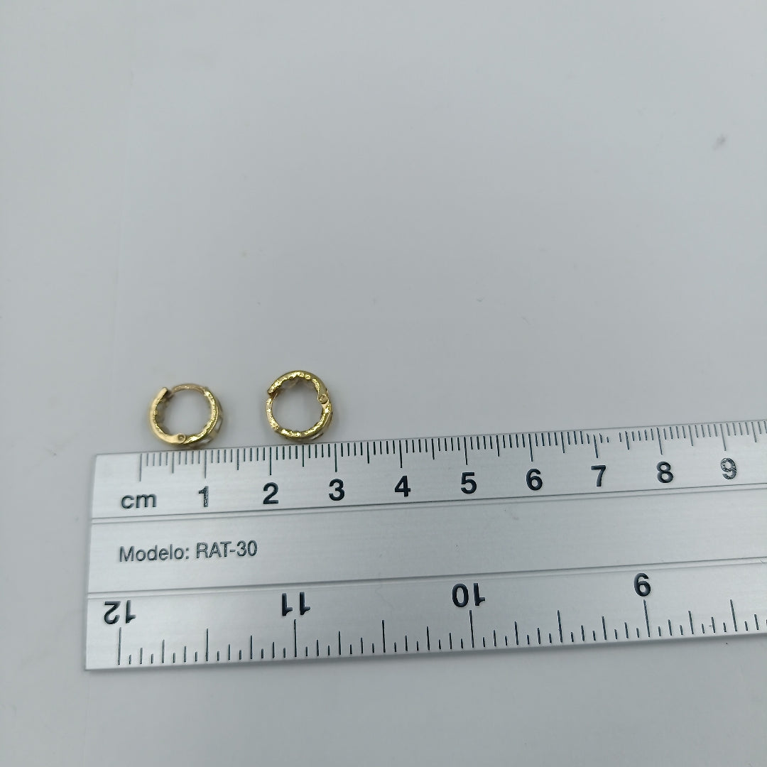 ARRACADAS PAR ORO 10 K 1.2 GRMS (SEMINUEVO)