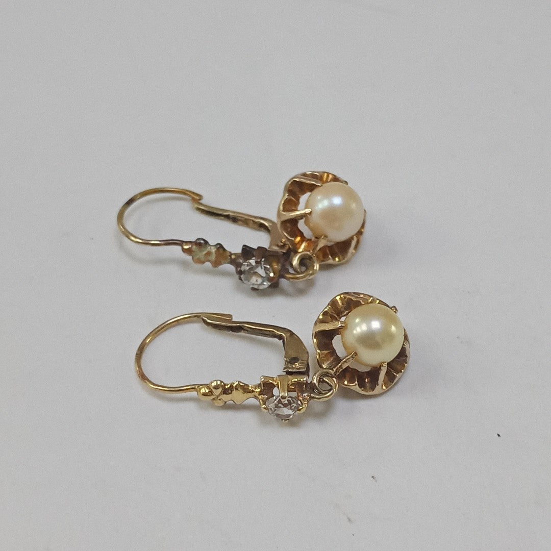 ARETES PAR ORO 10 K 3.2 GRMS (SEMINUEVO)