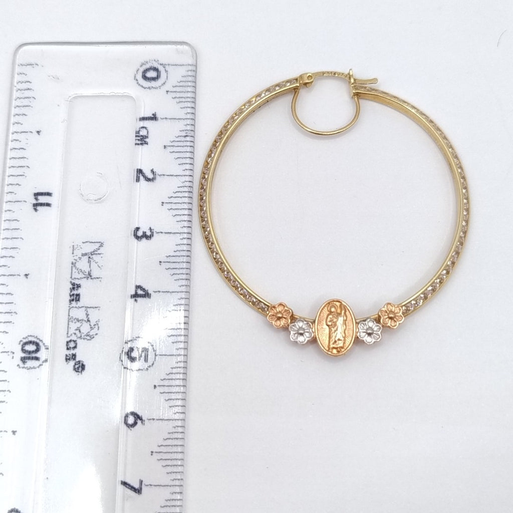ARRACADAS PAR ORO 14 K 5,00 GRMS (SEMINUEVO)
