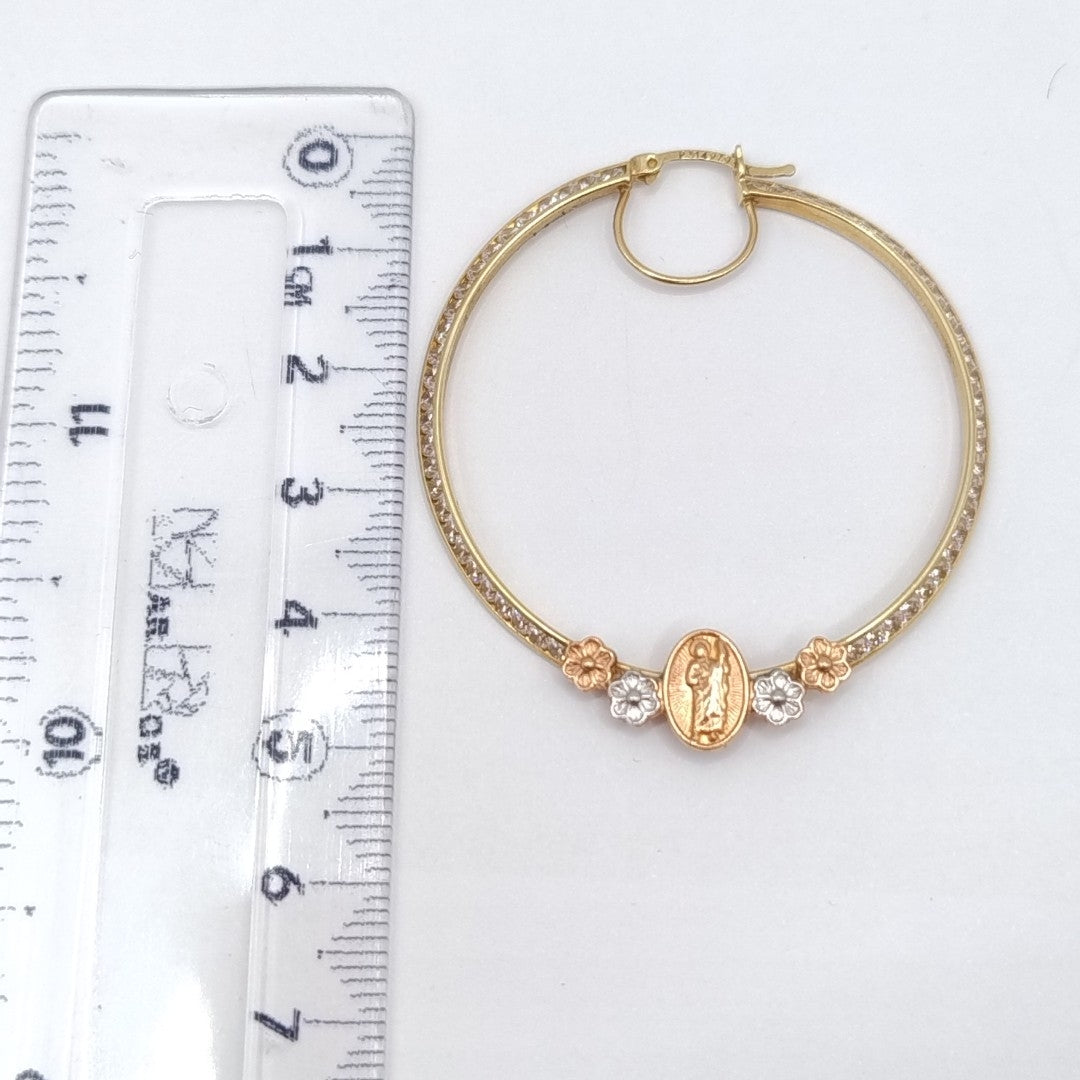 ARRACADAS PAR ORO 14 K 5,00 GRMS (SEMINUEVO)