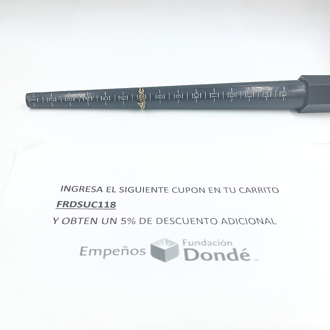 ANILLITO ORO 10 K 1 GRMS (SEMINUEVO)