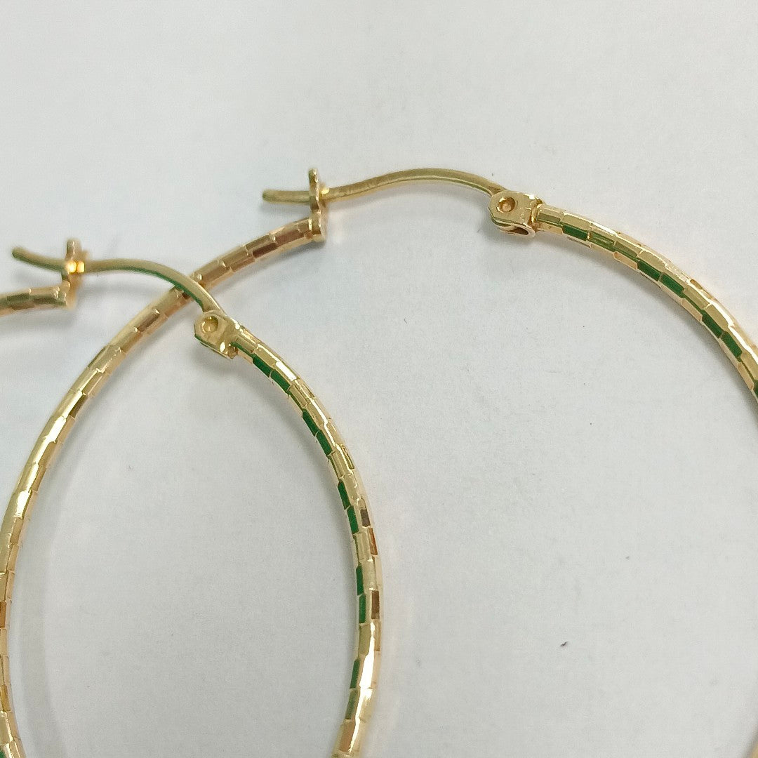 ARRACADAS PAR ORO 14 K 3.2 GRMS (SEMINUEVO)