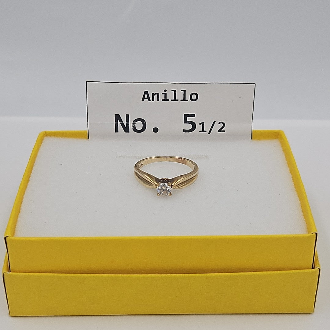 ANILLO ORO 10 K 2.3 GRMS (SEMINUEVO)