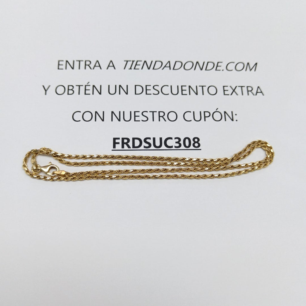 CADENA ORO 14 K 6.7 GRMS (SEMINUEVO)