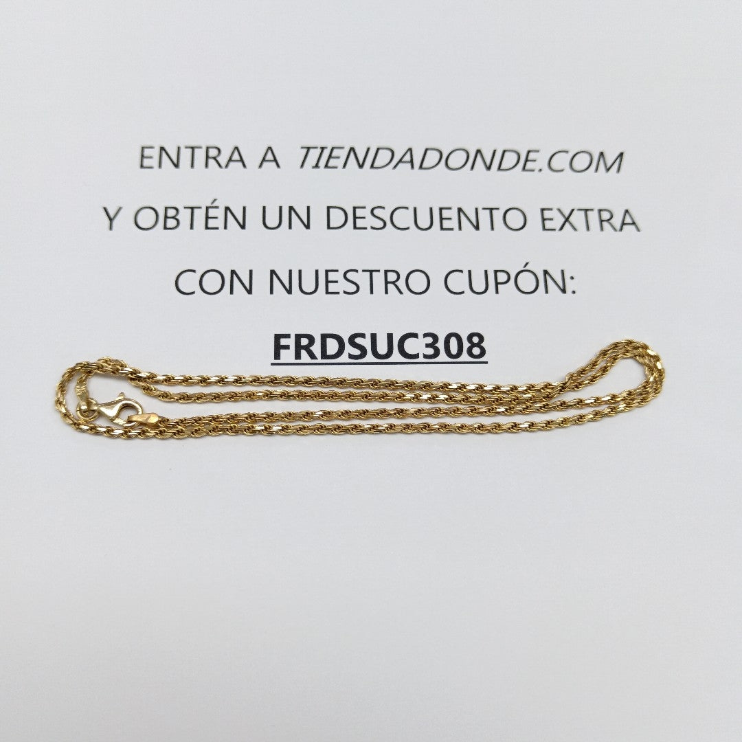 CADENA ORO 14 K 6.7 GRMS (SEMINUEVO)