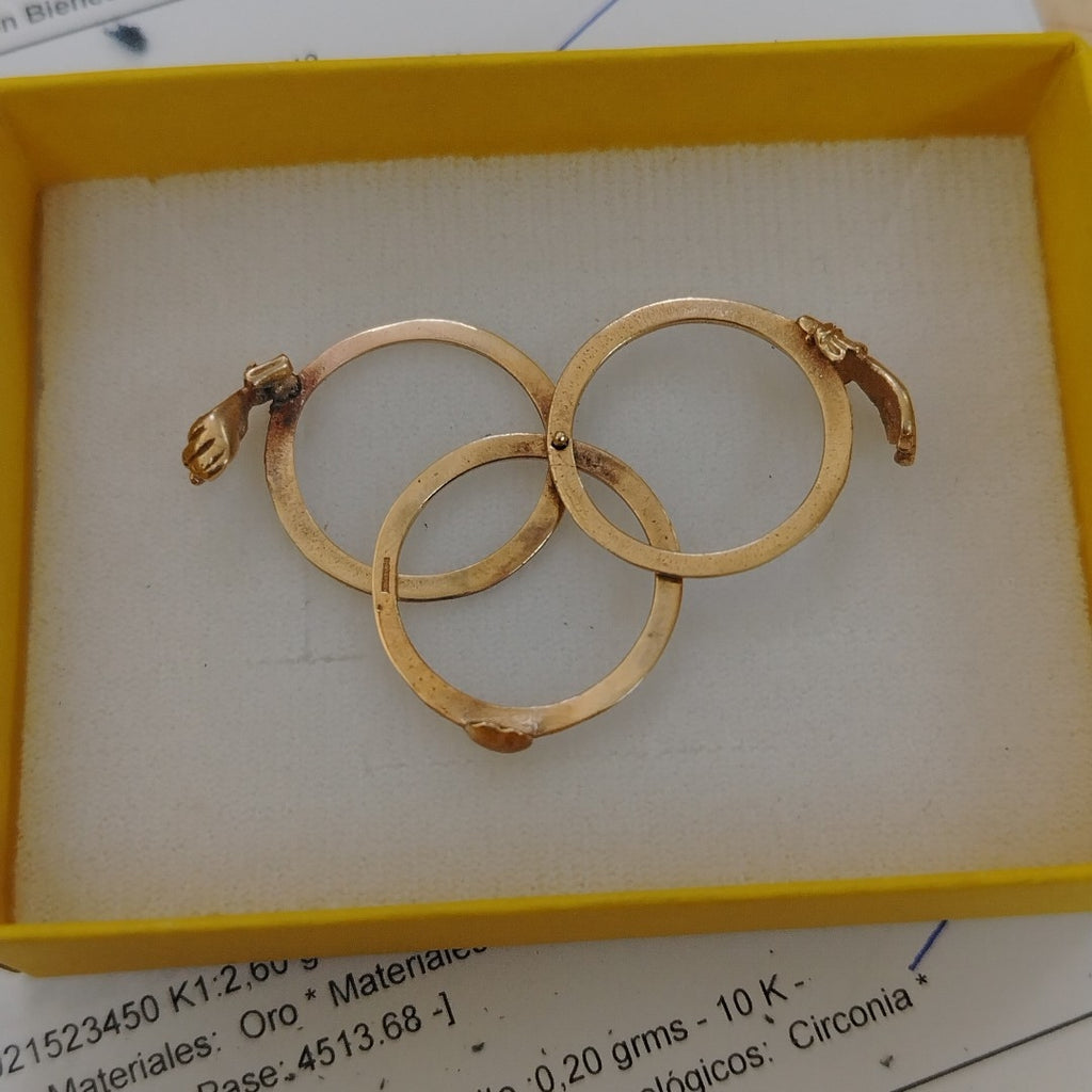 ANILLO ORO 10 K 4,20 GRMS (SEMINUEVO)