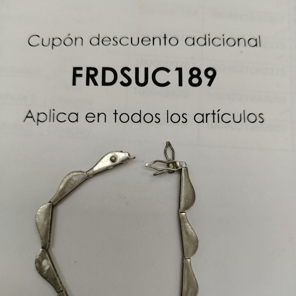 PULSERA PLATA 12.5 GRMS (SEMINUEVO)