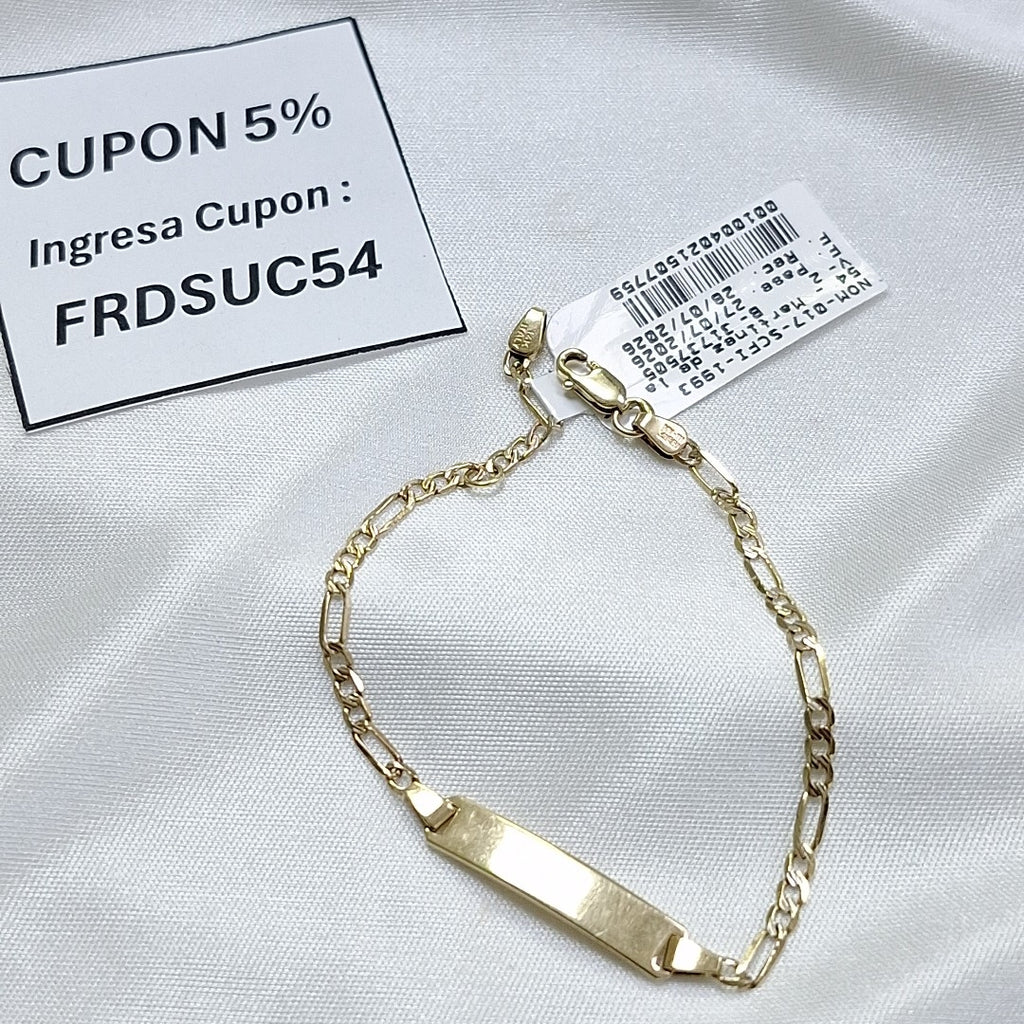 ESCLAVA ORO 14 K 2,60 GRMS (SEMINUEVO)