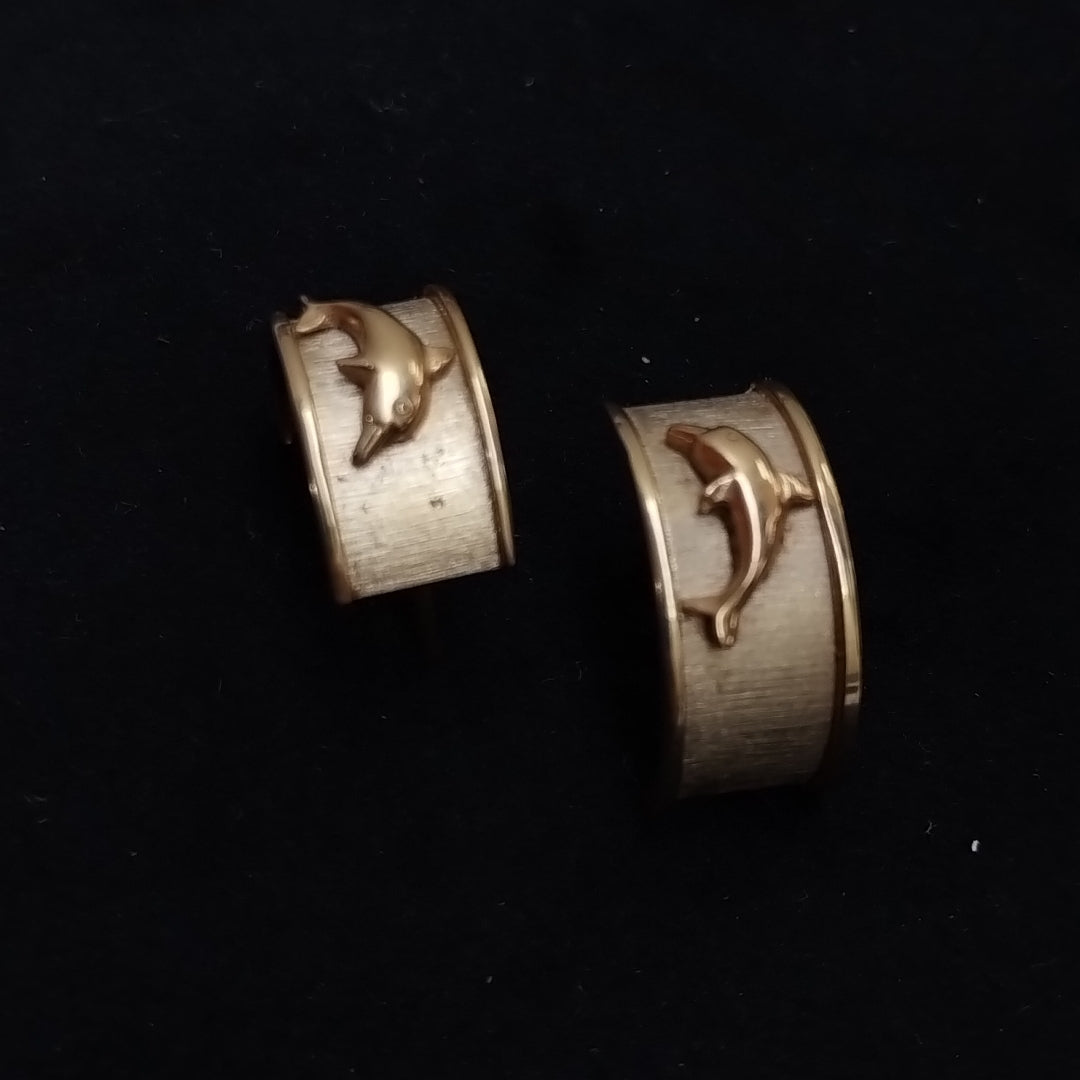 ARETES PAR, ARRACADAS PAR ORO 10 K 4.5 GRMS (SEMINUEVO)