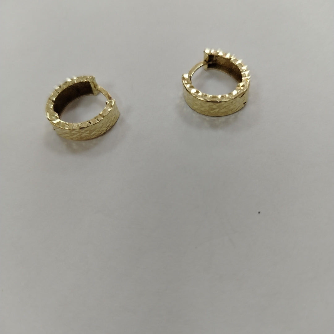 ARRACADAS PAR ORO 14 K 1.7 GRMS (SEMINUEVO)