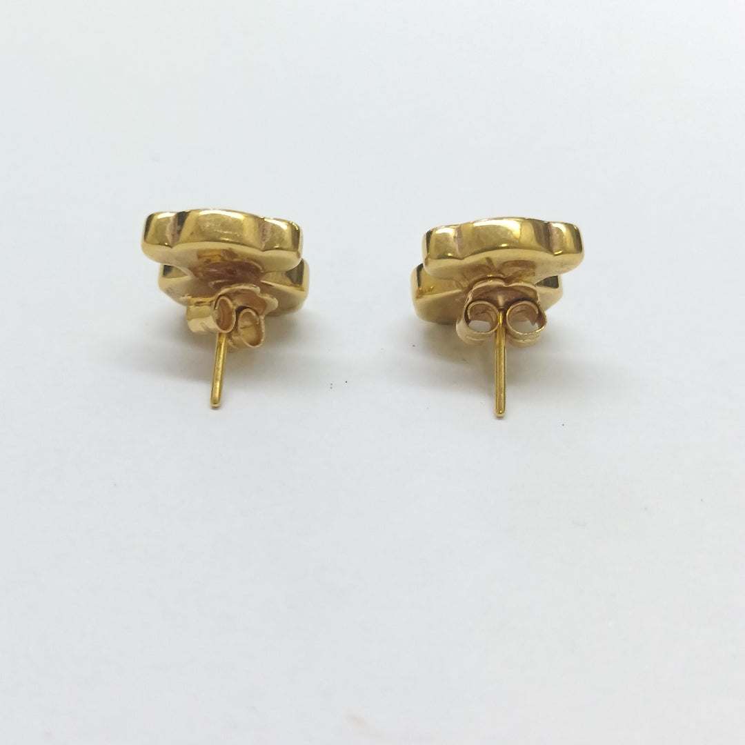 ARETES PAR ORO 18 K 3.7 GRMS (SEMINUEVO)