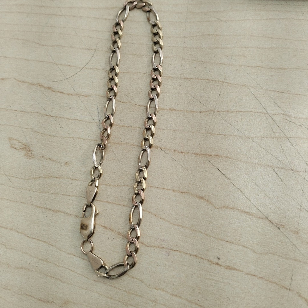 PULSERA ORO COMBINADO 14 K 7.3 GRMS (SEMINUEVO)