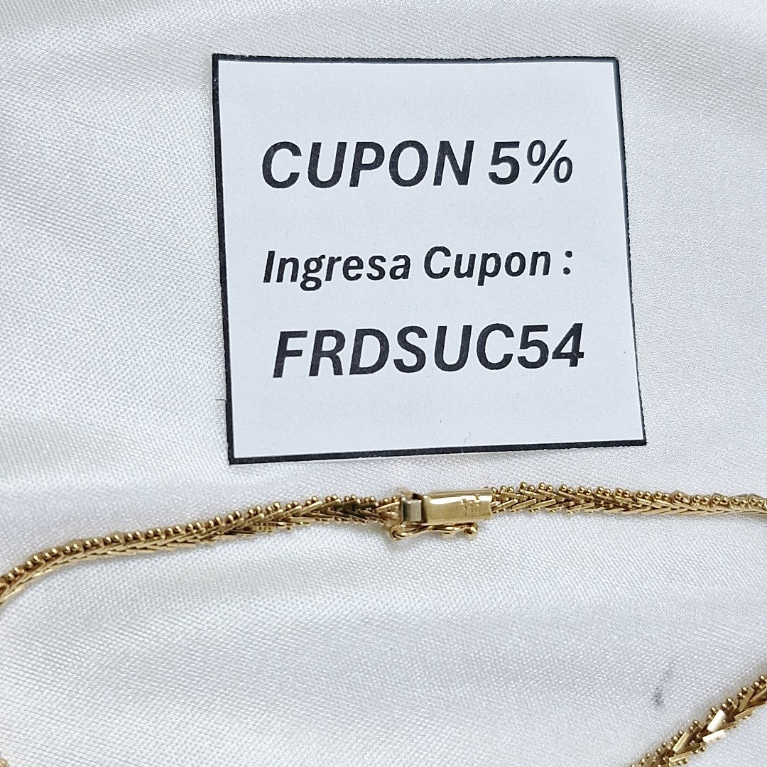 GARGANTILLA ORO 14 K 18,80 GRMS (SEMINUEVO)