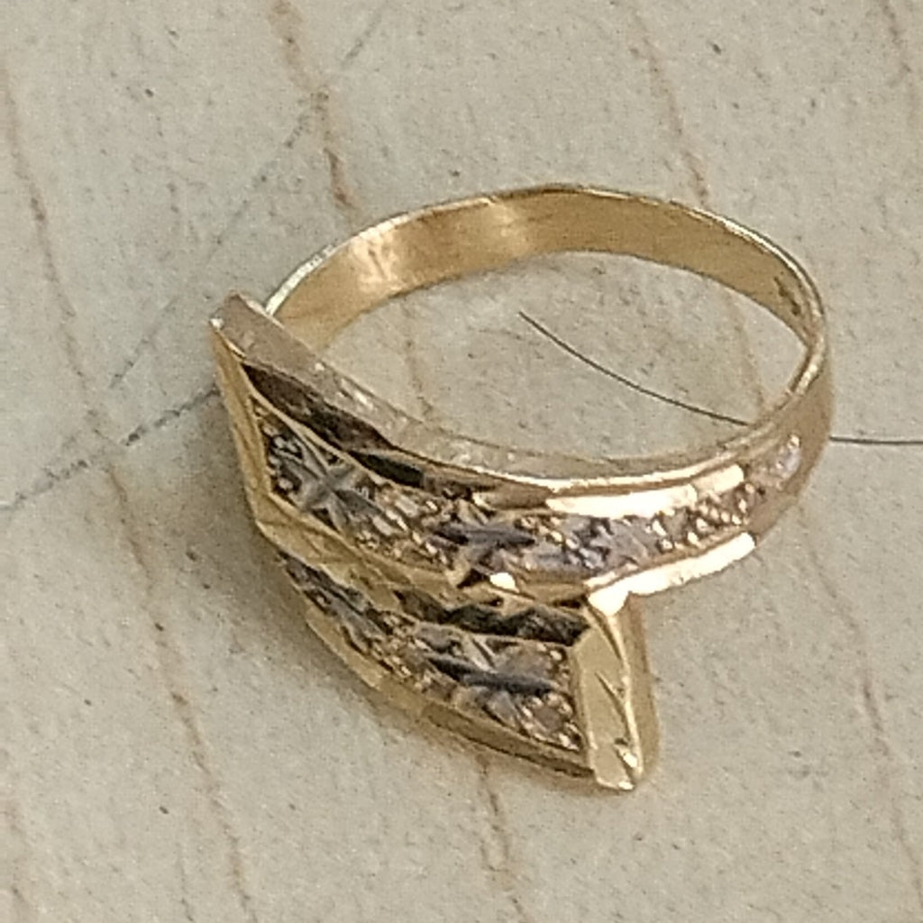 ANILLITO ORO COMBINADO 14 K 2.5 GRMS (SEMINUEVO)