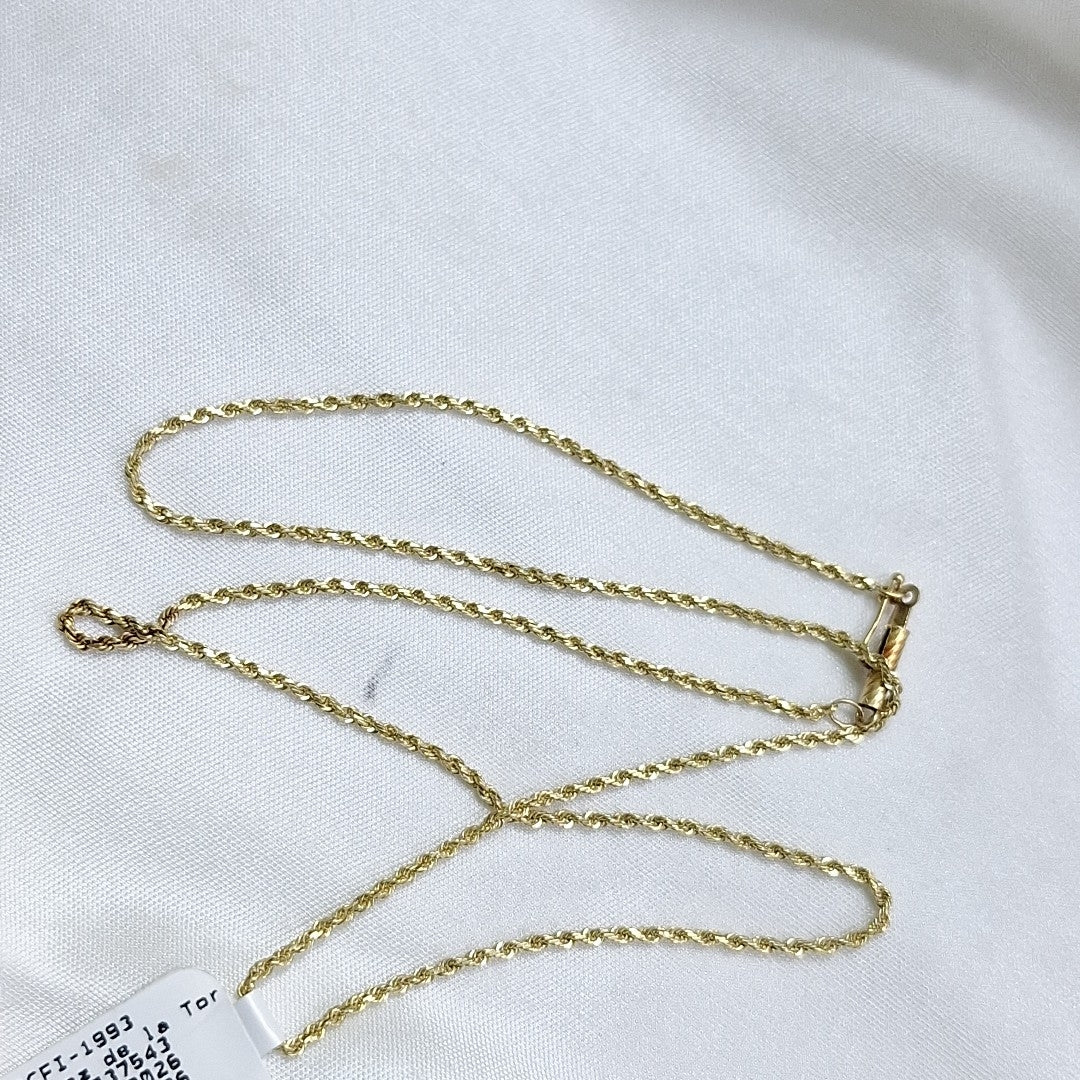 CADENA ORO 14 K 4,00 GRMS (SEMINUEVO)