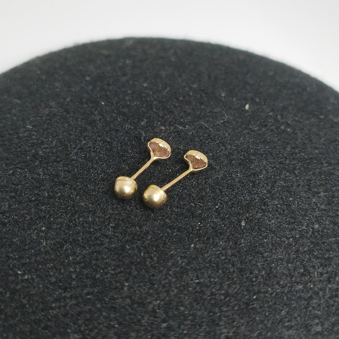 ARETES PAR ORO 10 K 0,20 GRMS (SEMINUEVO)