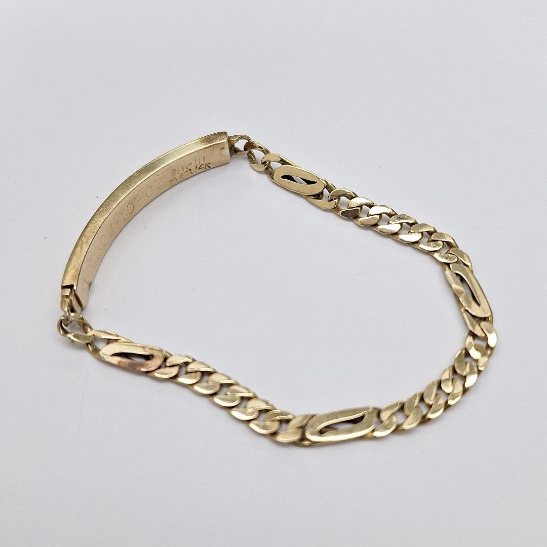 ESCLAVA ORO 14 K 7,00 GRMS (SEMINUEVO)