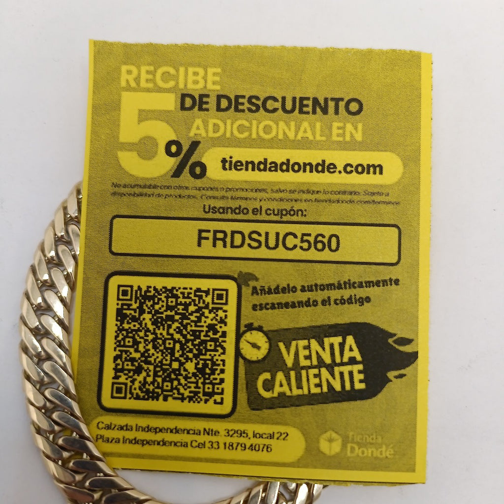 PULSERA ORO 10 K 35 GRMS (SEMINUEVO)