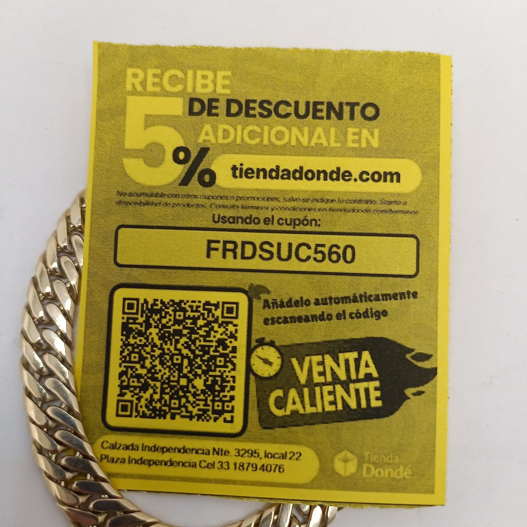 PULSERA ORO 10 K 35 GRMS (SEMINUEVO)