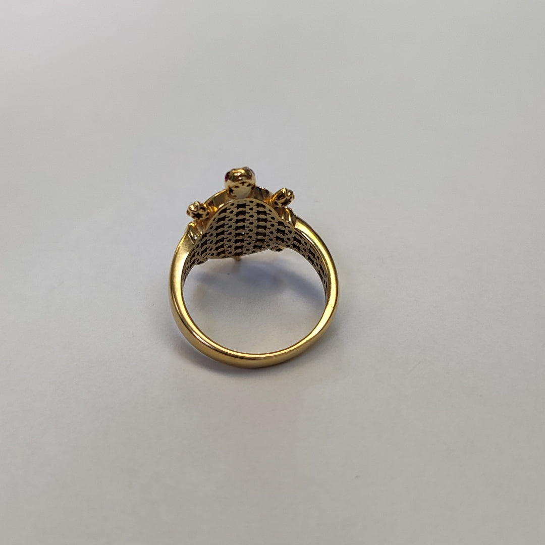 ANILLITO ORO COMBINADO 14 K 3.1 GRMS (SEMINUEVO)