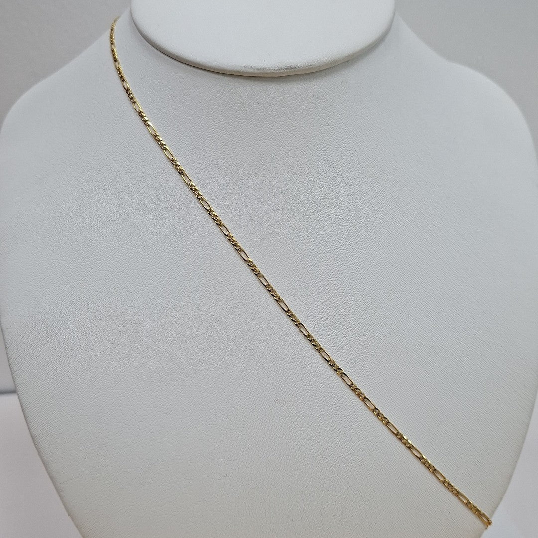 CADENA 3X1 14K 50 CM 3.4 GR (NUEVO)