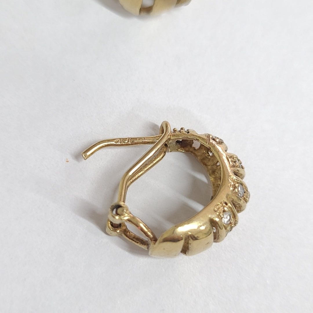 ARETES PAR ORO 10 K 4 GRMS (SEMINUEVO)