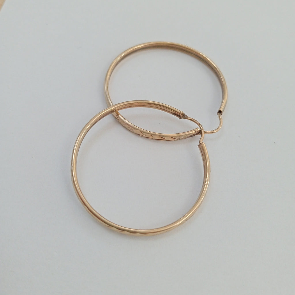 ARRACADAS PAR ORO 10 K 3.3 GRMS (SEMINUEVO)