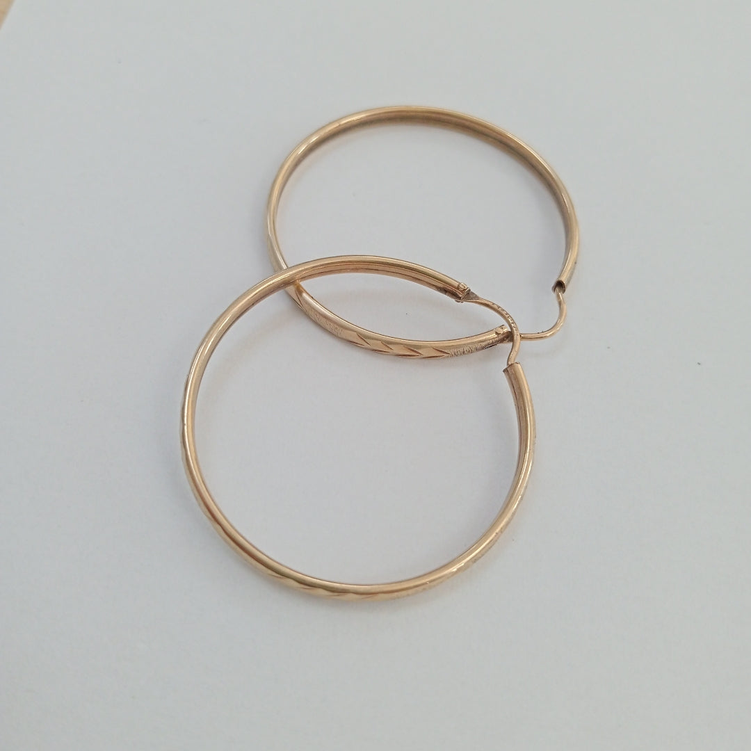 ARRACADAS PAR ORO 10 K 3.3 GRMS (SEMINUEVO)