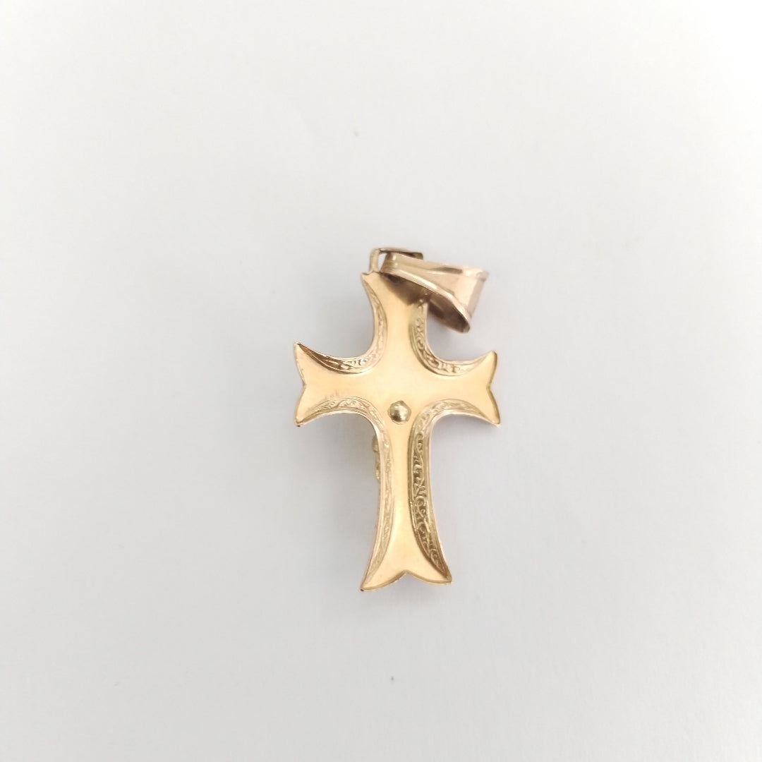 CRUCIFIJO ORO 10 K 2,70 GRMS (SEMINUEVO)