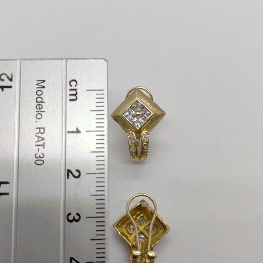 ARETES PAR ORO 10 K 4.7 GRMS (SEMINUEVO)
