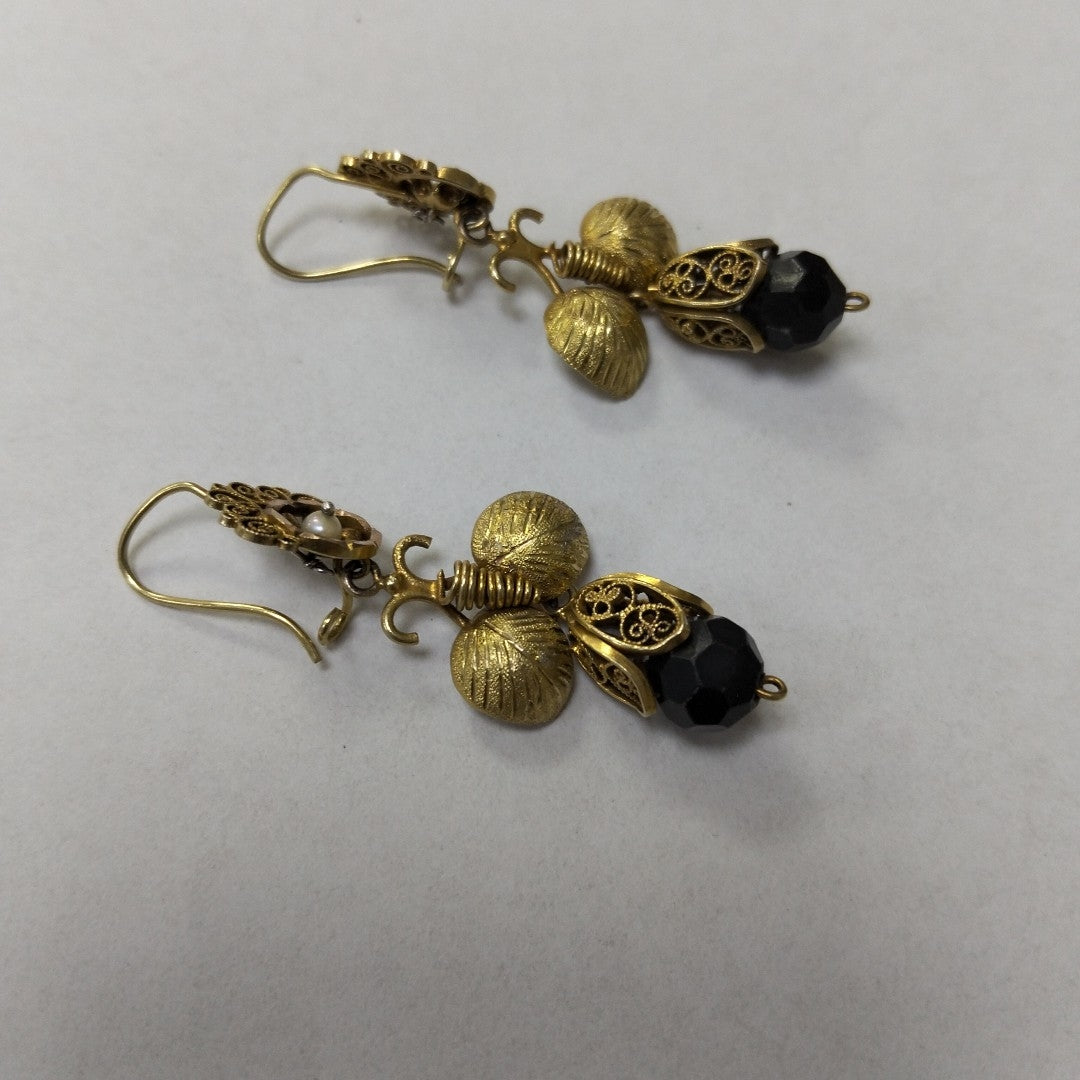 ARETES PAR ORO 8 K 6.4 GRMS (SEMINUEVO)