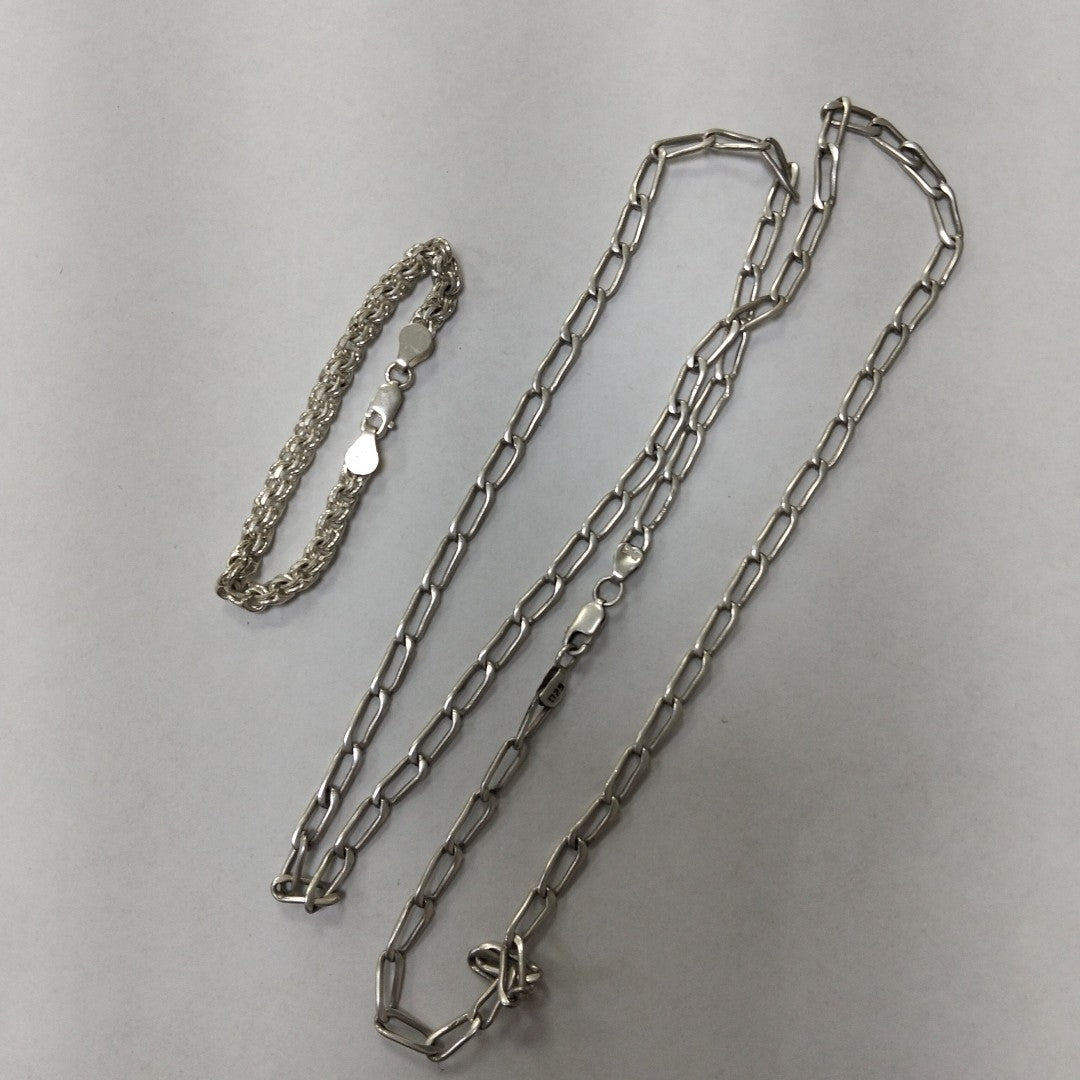 ANILLITO, CADENA, PULSERA PLATA 40 GRMS (SEMINUEVO)