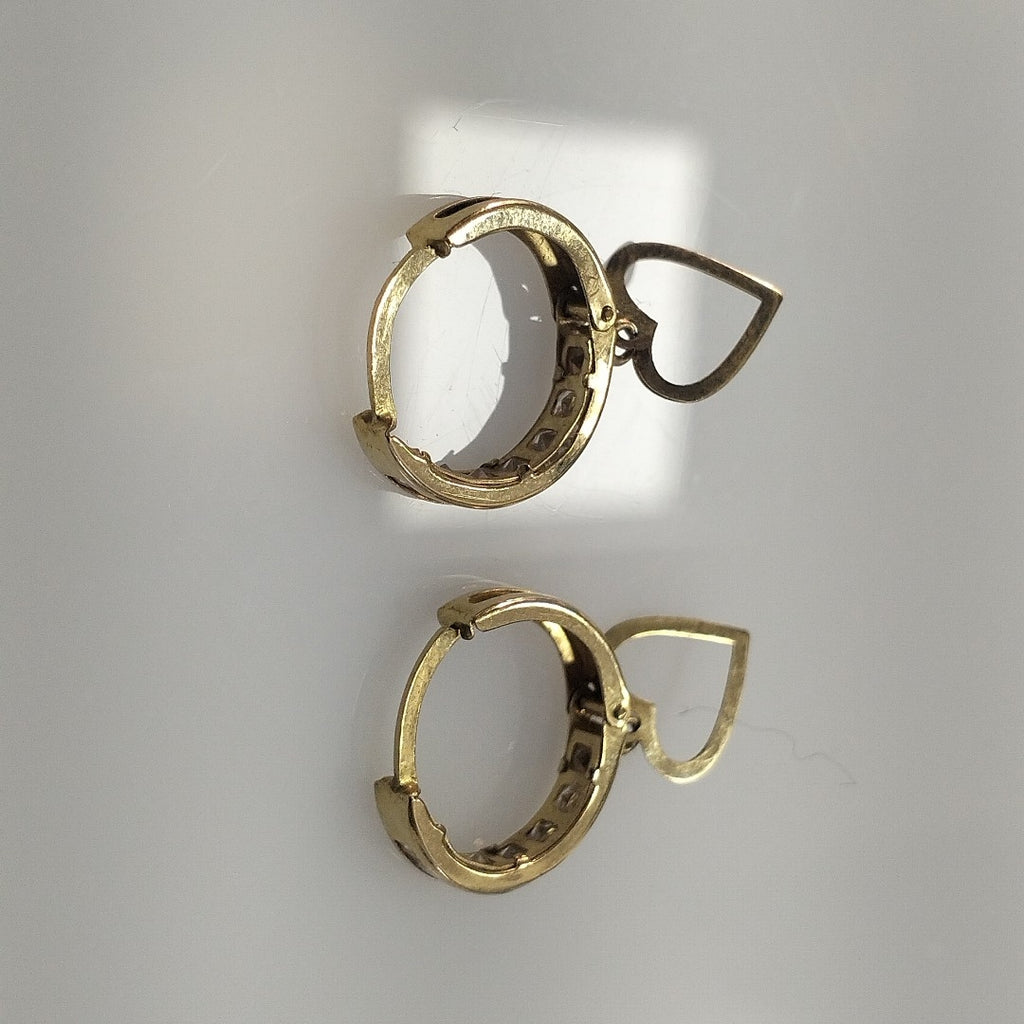 ARRACADAS PAR ORO 10 K 1,20 GRMS (SEMINUEVO)