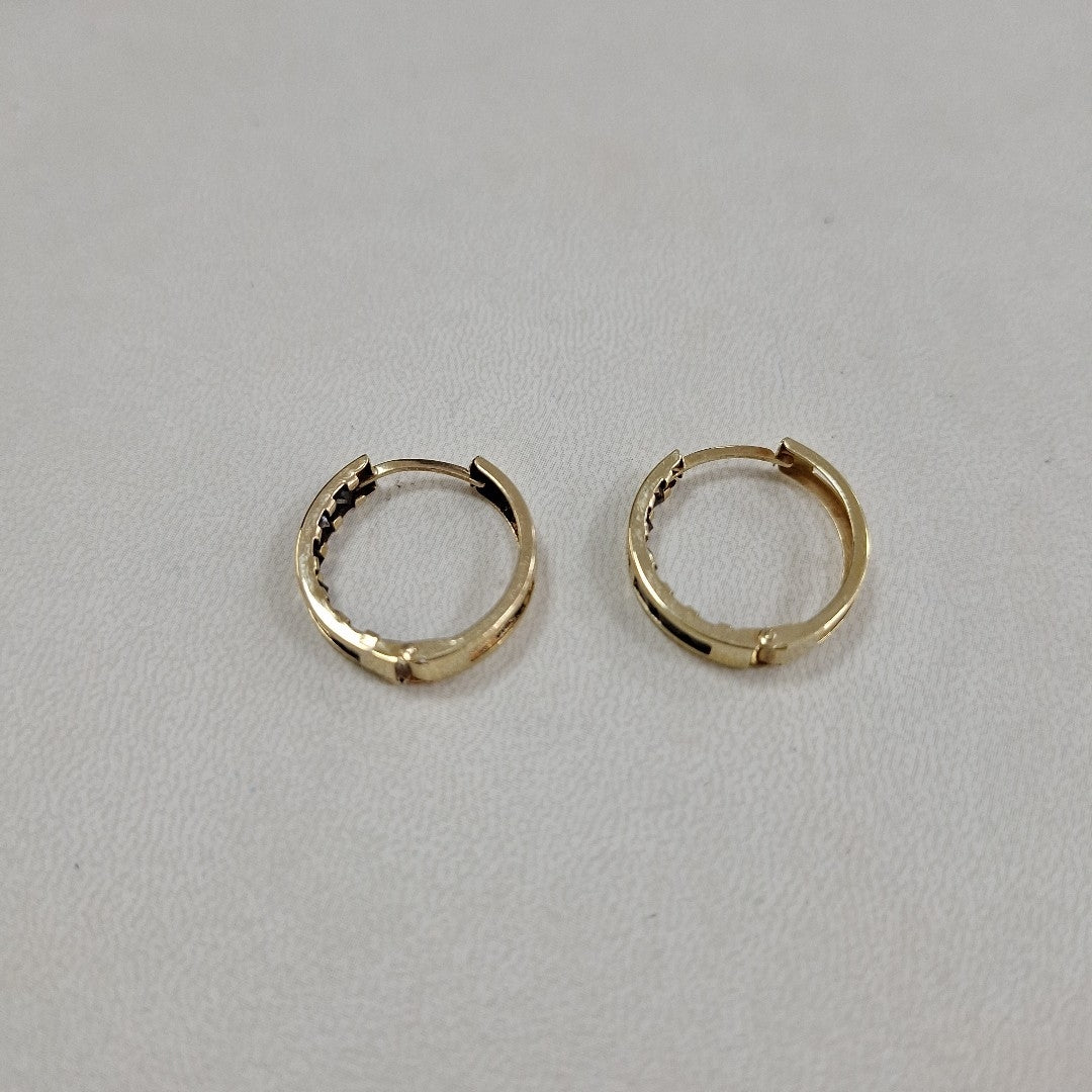 ARRACADAS PAR ORO 10 K 1.8 GRMS (SEMINUEVO)