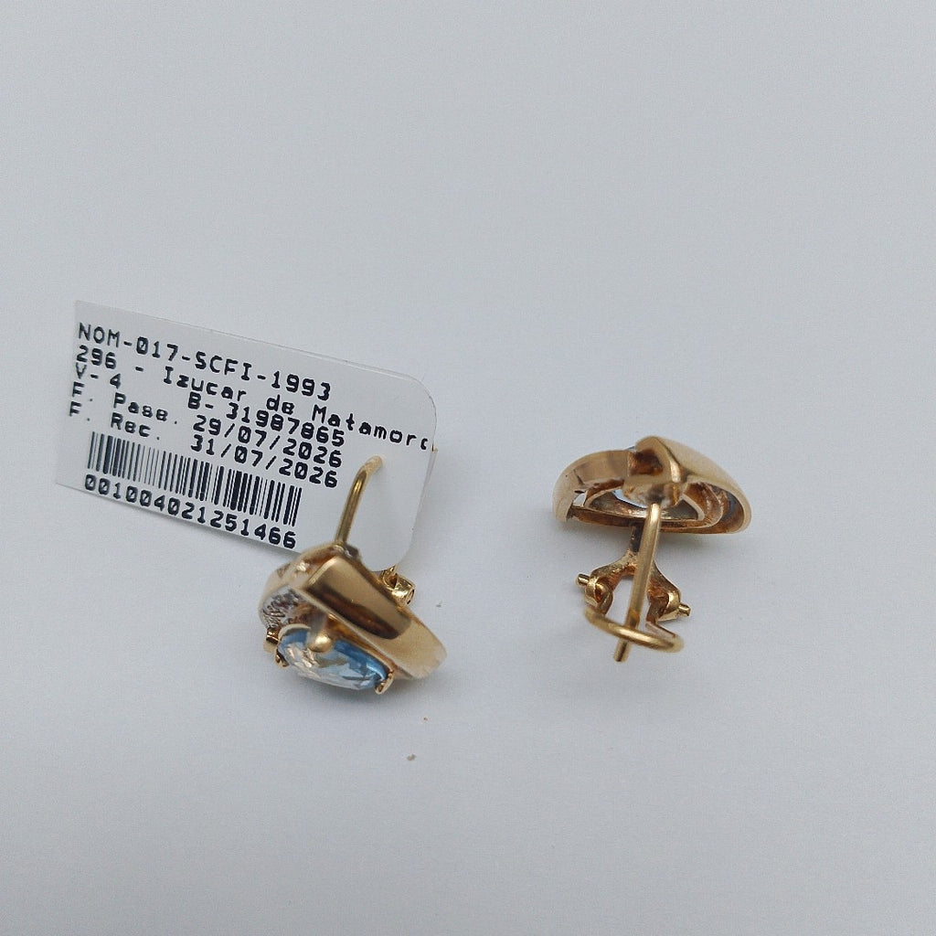 ARETES PAR ORO 14 K 7.4 GRMS (SEMINUEVO)