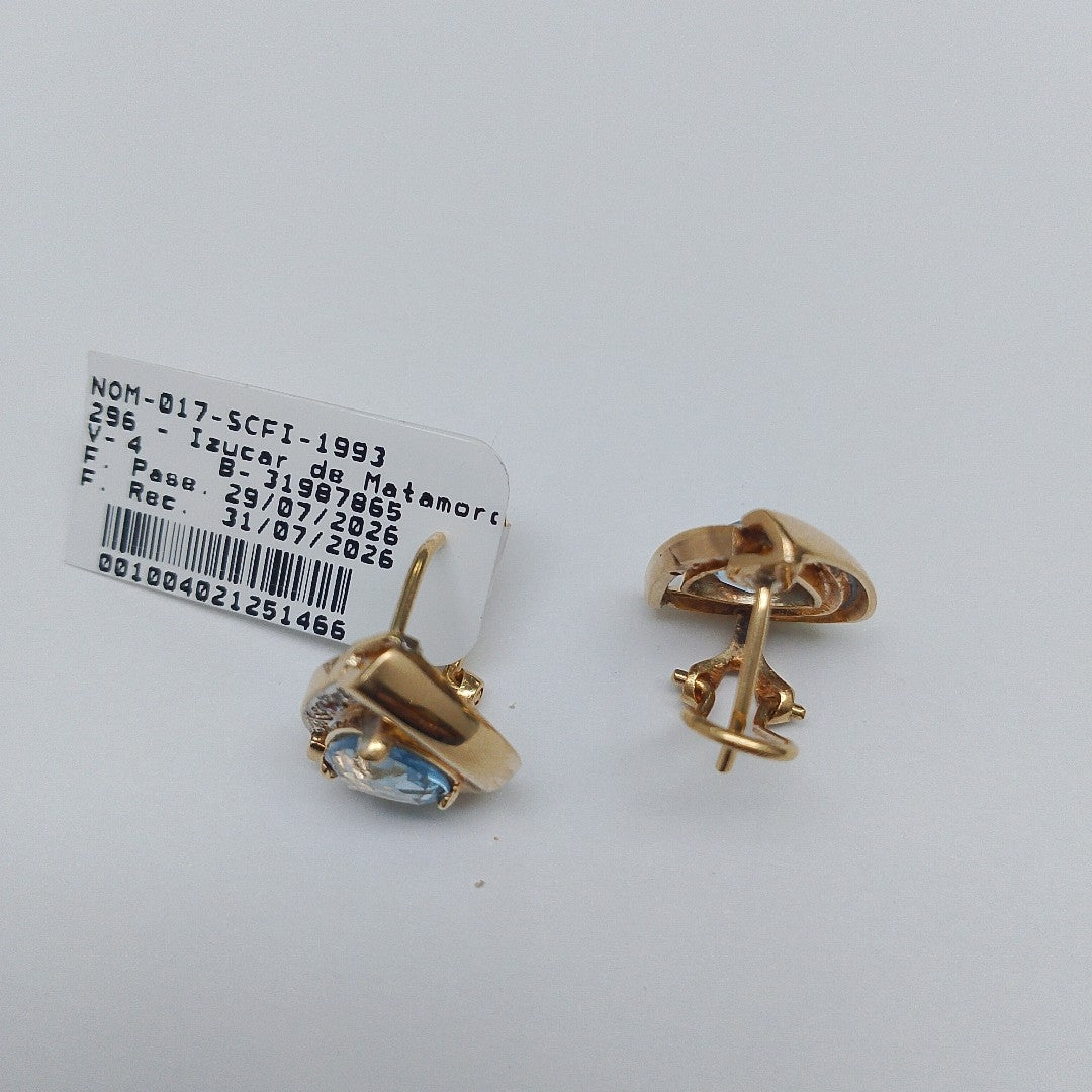 ARETES PAR ORO 14 K 7.4 GRMS (SEMINUEVO)
