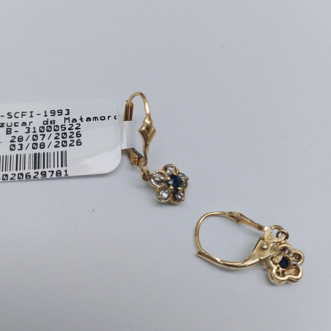 ARETES PAR ORO 14 K 1.6 GRMS (SEMINUEVO)