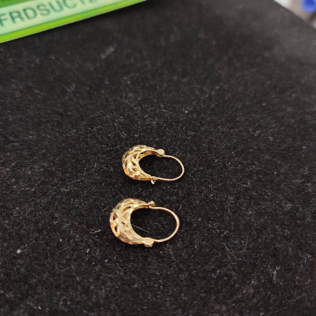 ARETES PAR ORO 8 K 0,90 GRMS (SEMINUEVO)