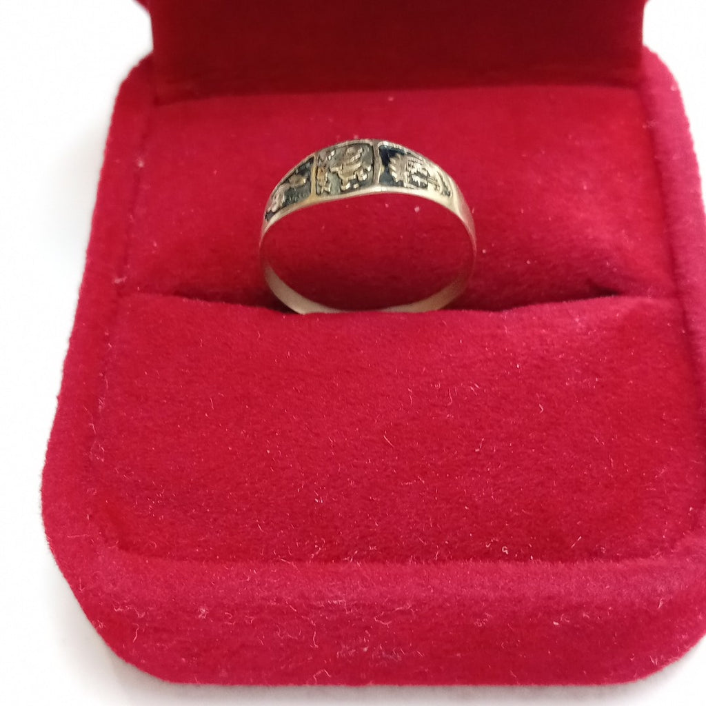 ANILLO DE GRADUACIÓN ORO 8 K 0,70 GRMS (SEMINUEVO)