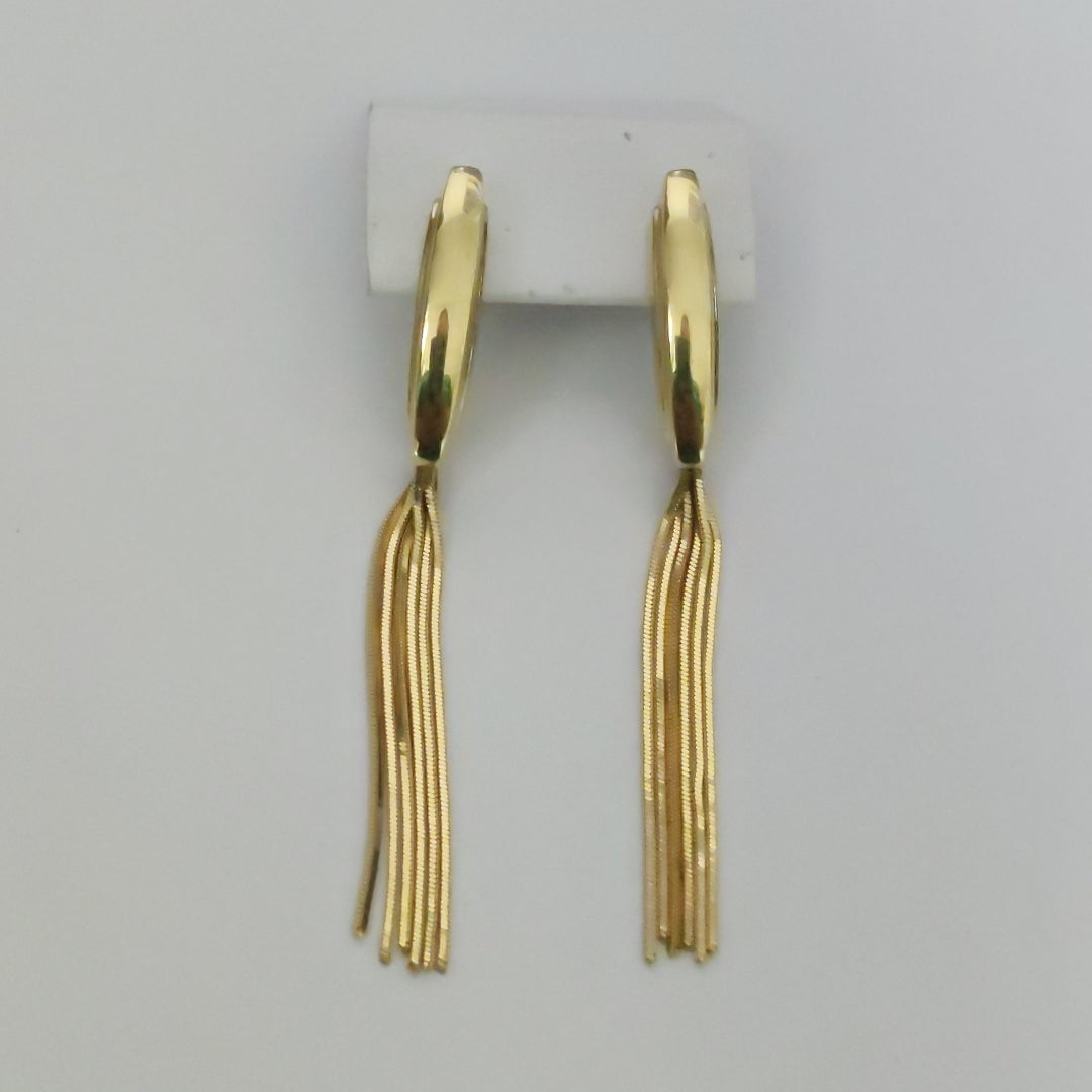 BROQUELES PAR ORO 14 K 7.7 GRMS (SEMINUEVO)