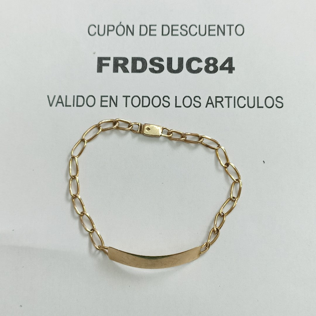 ESCLAVA ORO 10 K 4.3 GRMS (SEMINUEVO)