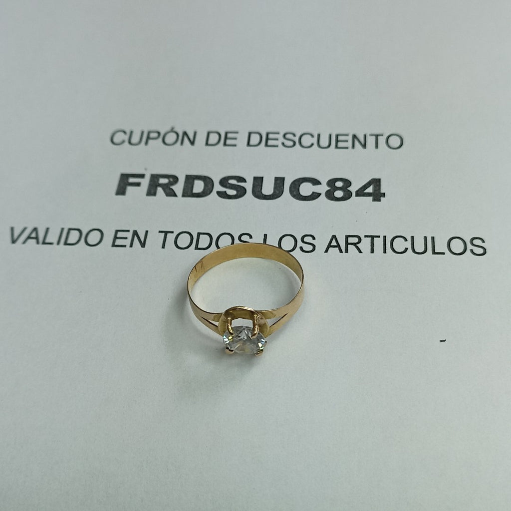 SOLITARIO ORO 8 K 1.7 GRMS (SEMINUEVO)